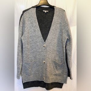 BB Dakota by Steve Madden Colorblock Oversized Grandpa Cardigan Sweater Size M